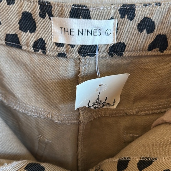 The Nines Cheetah Print Mini Skirt Size Large Stone Black High Waisted - Picture 8 of 12